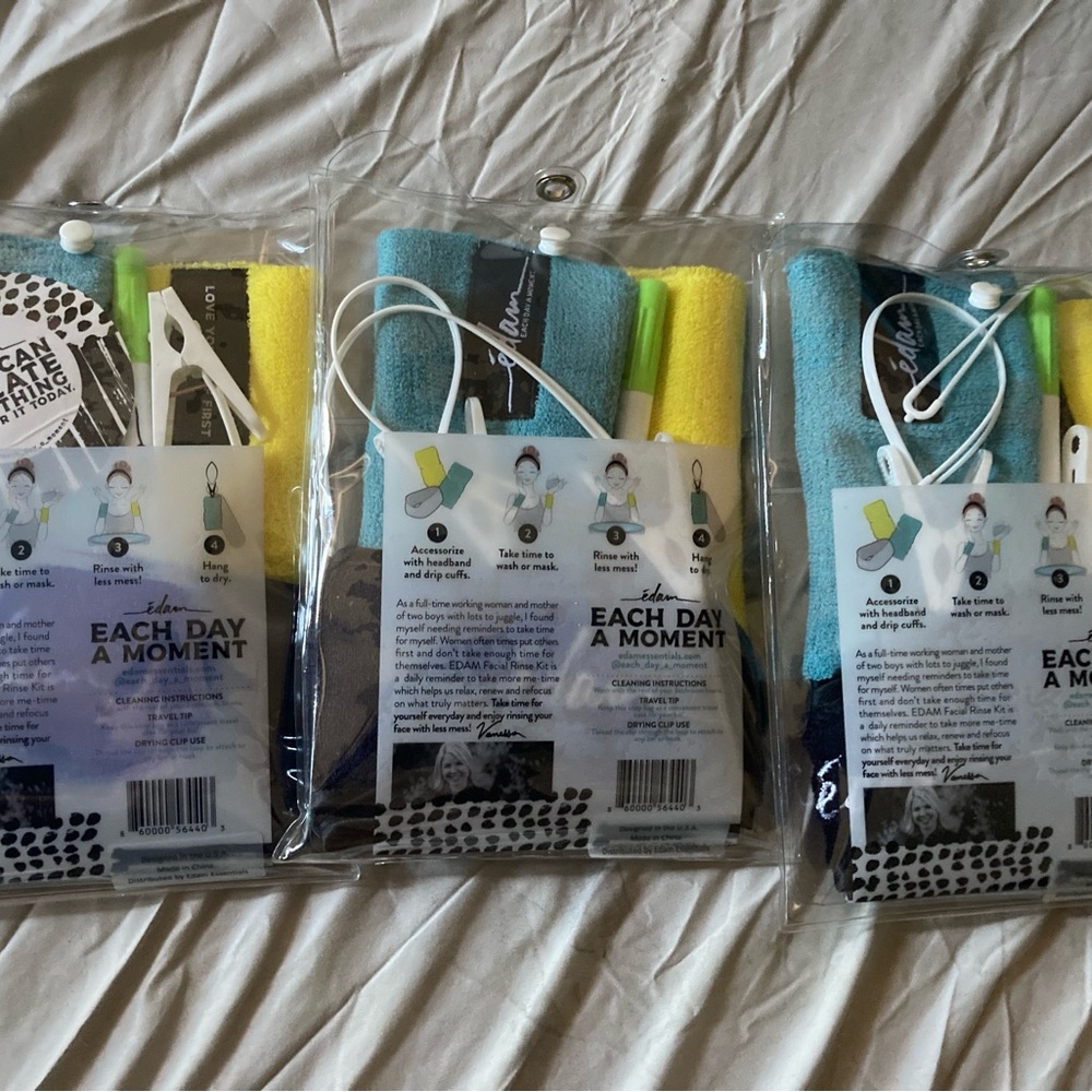 Edam Facial Rinse Kit Includes 3 Packs